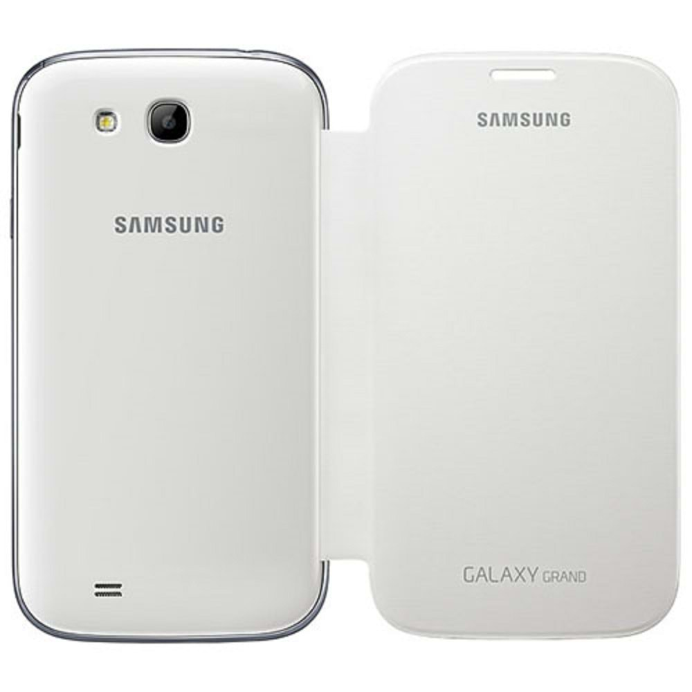 Samsung Galaxy Grand Neo/Duos Flip Cover Orjinal Kılıf - Beyaz - EF-FI908BWEGWW