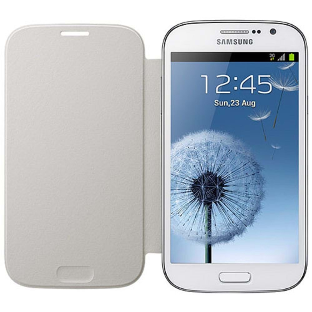 Samsung Galaxy Grand Neo/Duos Flip Cover Orjinal Kılıf - Beyaz - EF-FI908BWEGWW