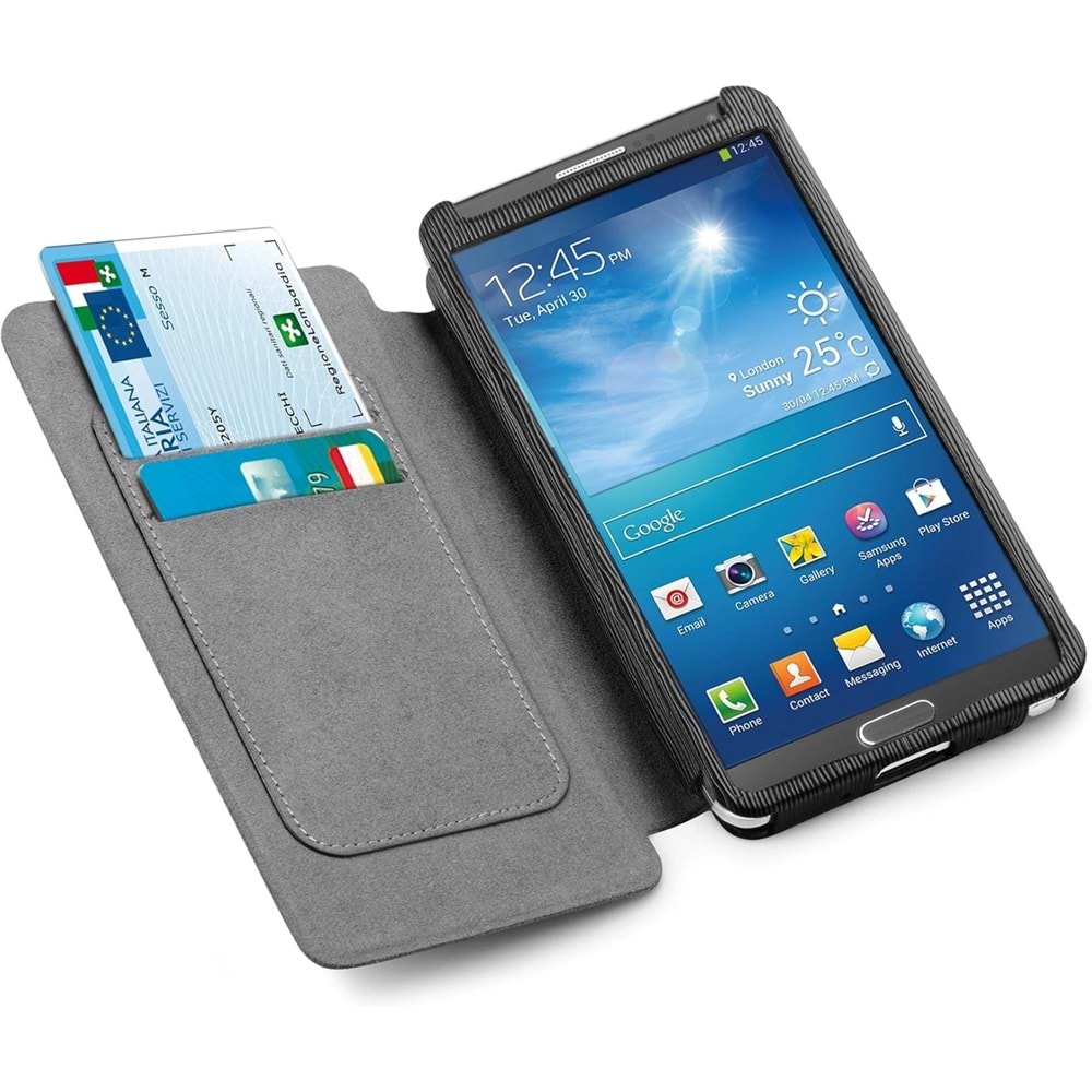 Samsung Galaxy Note 3 Book Card Kılıf - BOOKCARDNOTE3BK