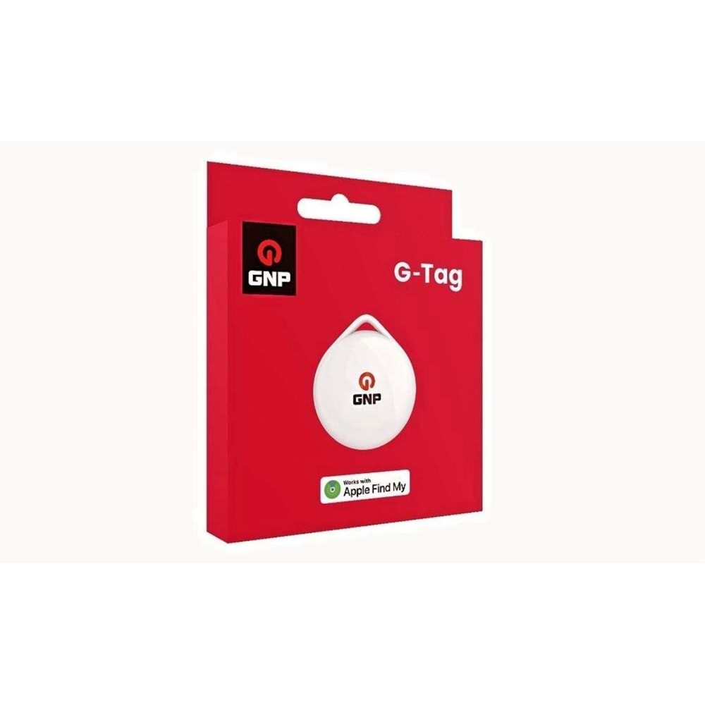 GNP G-Tag Beyaz Takip Cihazı Apple MFi Lisanslı (Genpa Garantili)