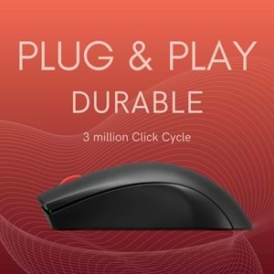 Lenovo 150 Wireless Kablosuz Mouse - Siyah GY51L52638