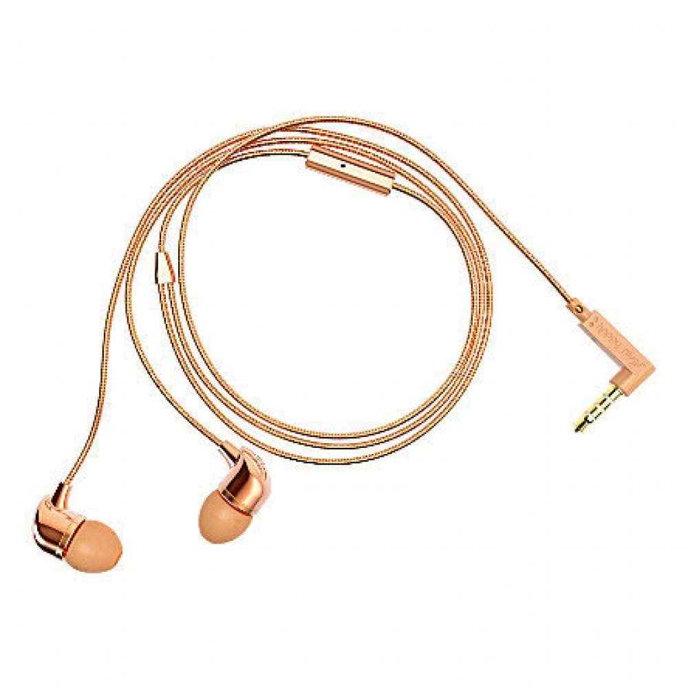 Happy Plugs Kulak içi Kulaklık Parlak Rose Gold 7738