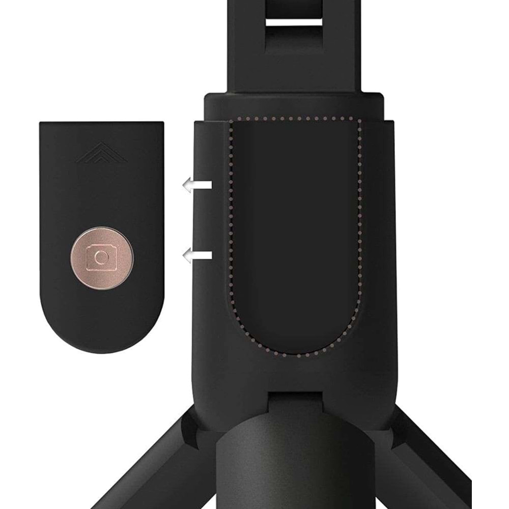 Jopus Talent Bluetoothlu Tripodlu Selfie Sopası - Siyah Bst-01 (19.5 cm, 270° Dönebilir, Katlanabilir)