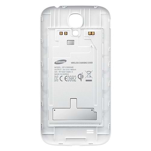 Samsung Galaxy S4 Kablosuz Şarj Destekli Kapak Orjinal Beyaz EP-CI950IWEGWW