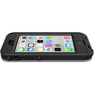 Lifeproof Nüüd İphone 5c ile Uyumlu Korumalı Kılıf Siyah/Şeffaf (Su Geçirmez)