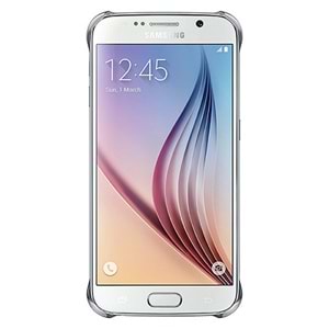 Samsung Galaxy S6 Clear Cover Orjinal - Gümüş EF-QG920BSEGWW (BU ÜRÜN OUTLETTİR )