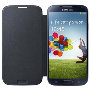 Samsung Galaxy S4 Flip Cover Orjinal Kılıf Siyah EF-FI950BBEGWW (Outlet) -
