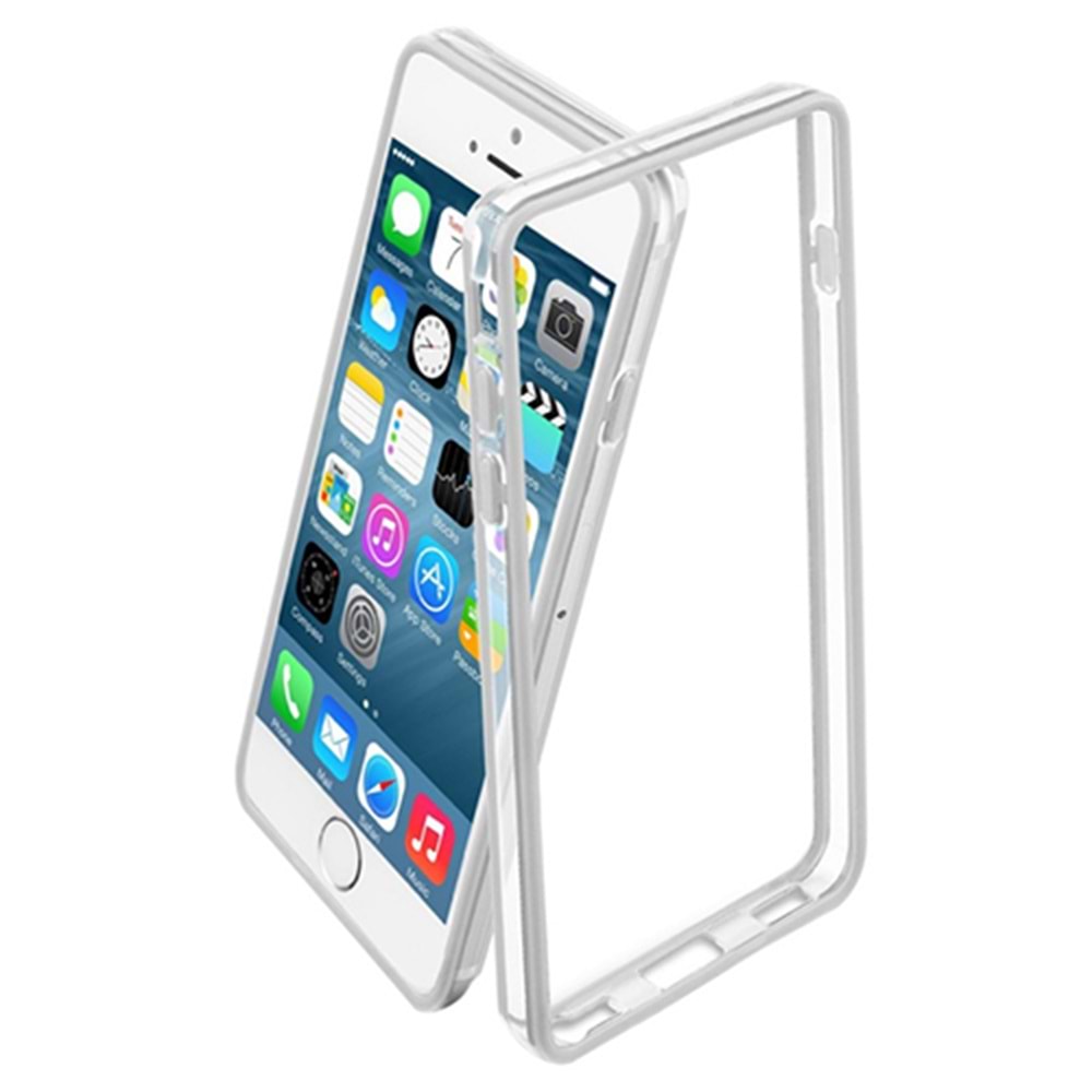 Cellular Line iPhone 6/6S Bumper Kılıf - Beyaz BUMPERIPH647W
