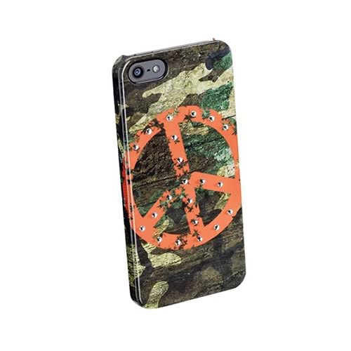 Cellular Line iPhone SE/5S/5 Swarovski Peace Desenli Kılıf