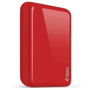 OUTLET Ttec ReCharger S 2A Powerbank 10000 mAh Kırmızı - 2BB174K (BU ÜRÜN OUTLETTİR)