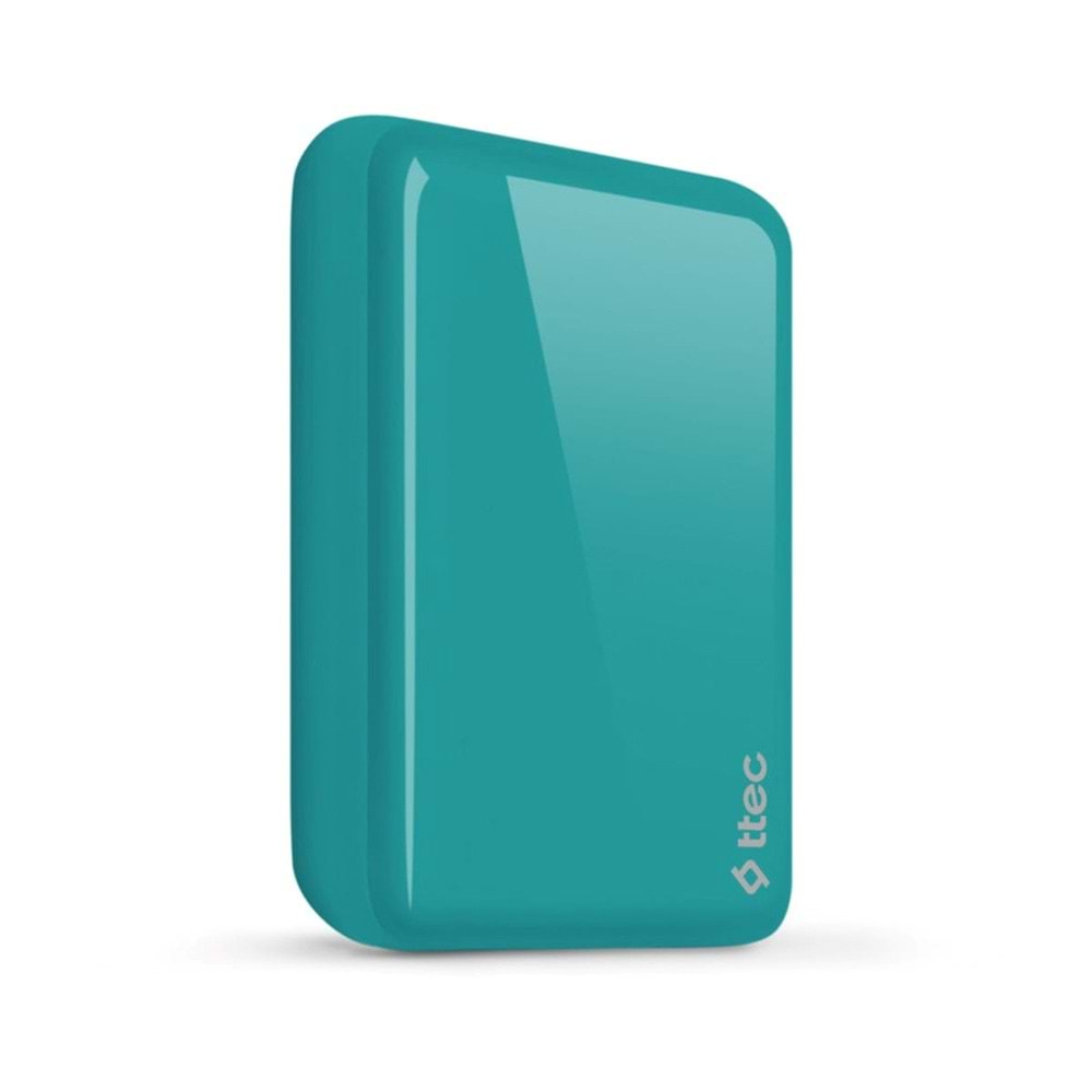 OUTLET Ttec ReCharger S 2A Powerbank 10000 mAh Turkuaz - 2BB174TZ OUTLET