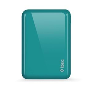 OUTLET Ttec ReCharger S 2A Powerbank 10000 mAh Turkuaz - 2BB174TZ OUTLET