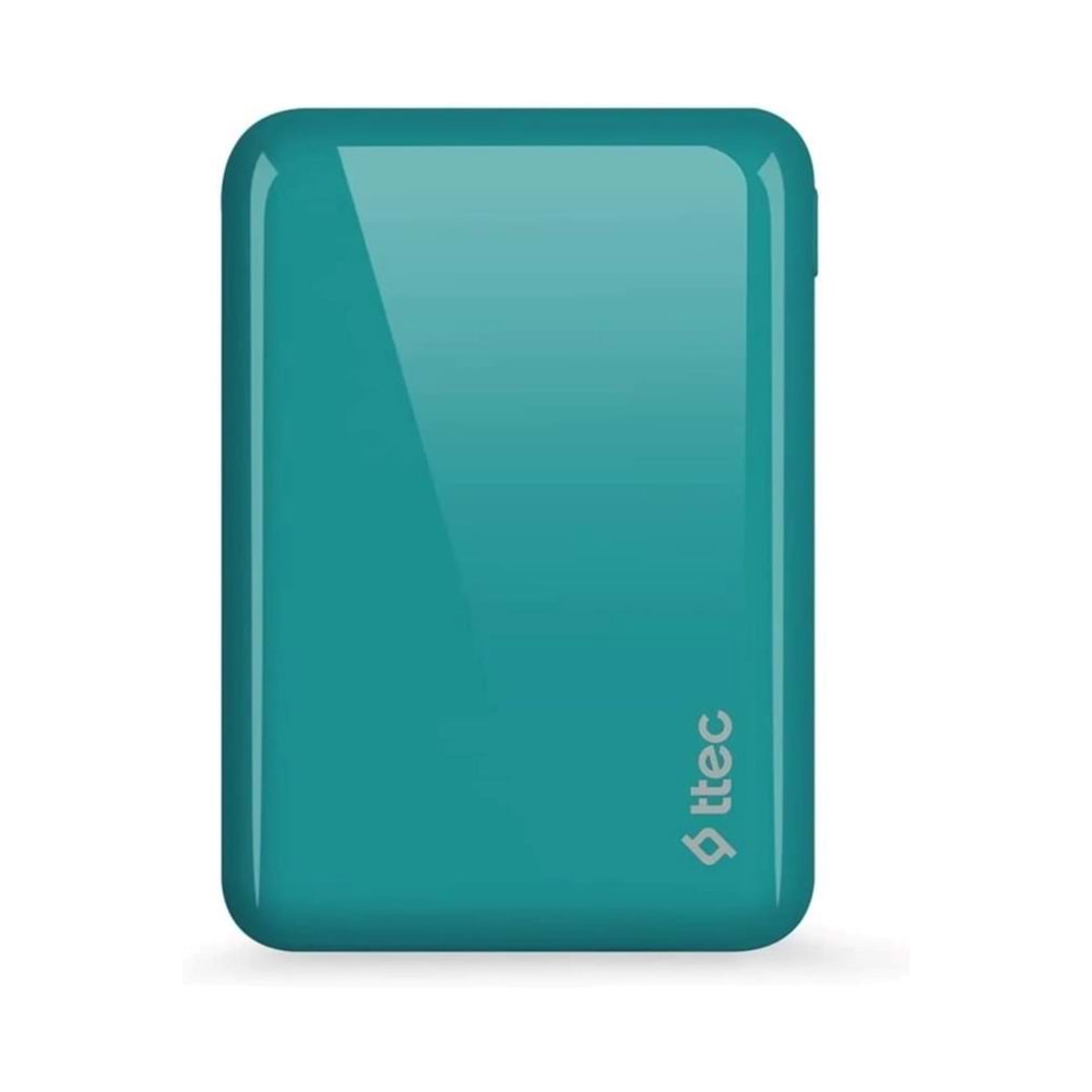 OUTLET Ttec ReCharger S 2A Powerbank 10000 mAh Turkuaz - 2BB174TZ OUTLET
