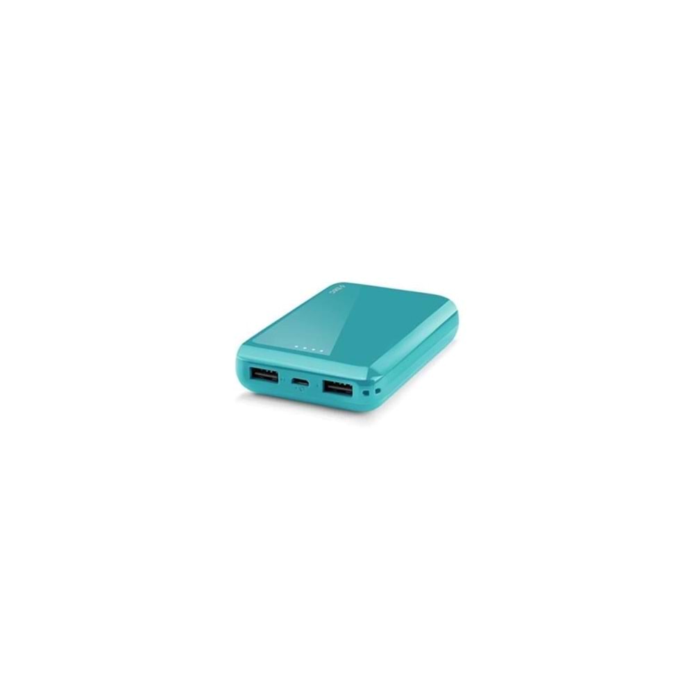 OUTLET Ttec ReCharger S 2A Powerbank 10000 mAh Turkuaz - 2BB174TZ OUTLET