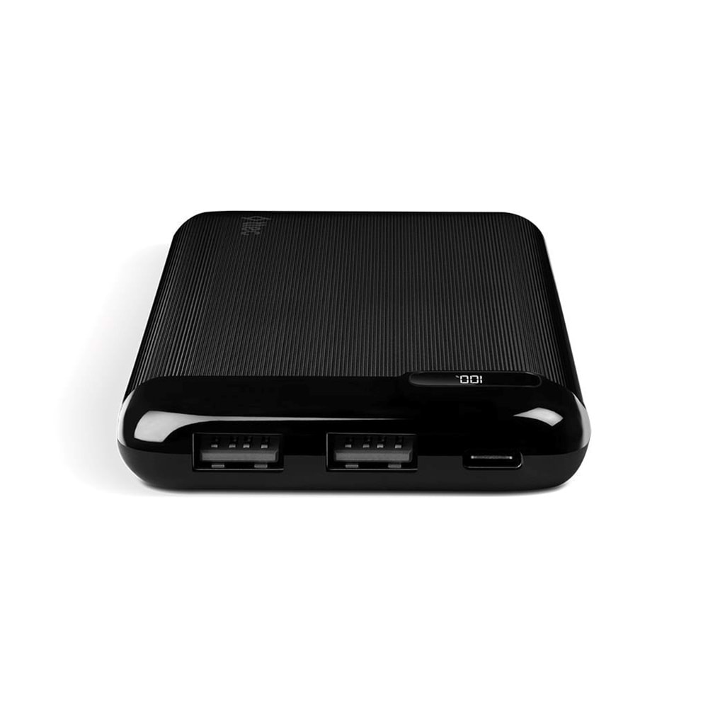 OUTLET Ttec PowerSlim LCD10.000mAh Taşınabilir Şarj Cihazı Siyah - 2BB183S (BU ÜRÜN OUTLETTİR)