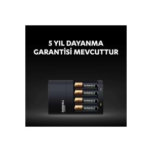 Duracell CEF14 Yüksek Hızlı Pil Şarj Cihazı, 4 saat (1 adet) + Şarj Edilebilir AA ve AAA Pil (2'şer adet) (BU ÜRÜN OUTLETTİR)