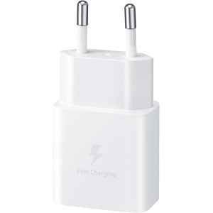 OUTLET Samsung EP-T1510 PD 15W Şarj & 3A 1m Type-C to Type-C Kablo Beyaz EP-T1510XWEGWW (Samsung Türkiye Garantili) OUTLET