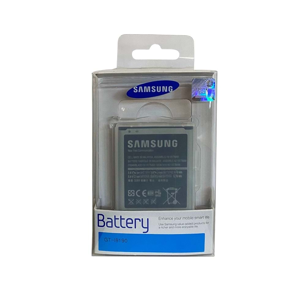 OUTLET Samsung i8190 Galaxy S3 Mini Batarya EB-L1M7FLUCSTD (Orjinal Genpa Ürünüdür) (BU ÜRÜN OUTLETTİR)