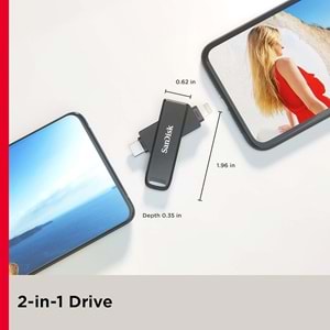 OUTLET Sandisk iXpand Luxe 128GB iPhone USB Bellek SDIX70N-128G-GN6NE OUTLET