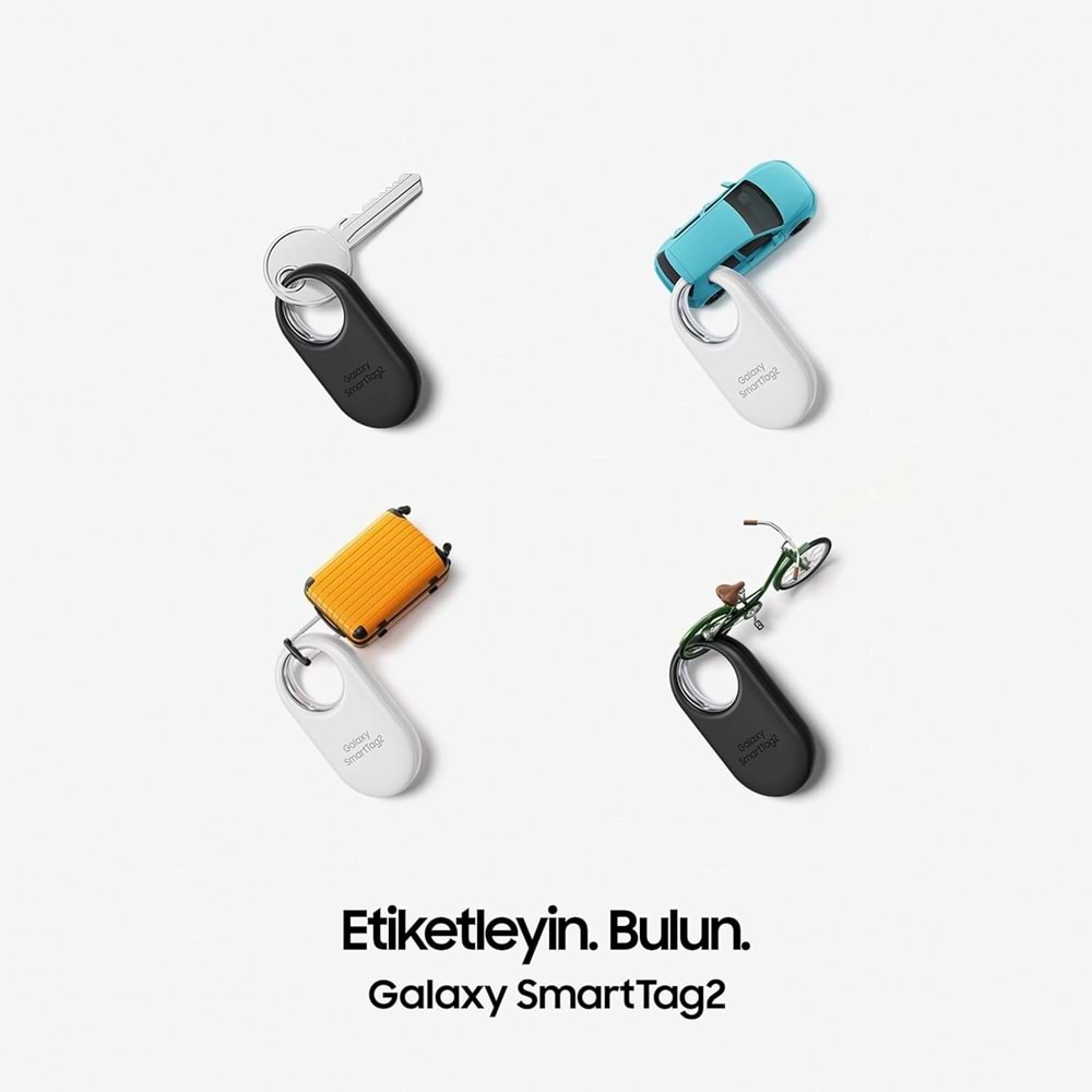 OUTLET Samsung EL-T5600 Galaxy SmartTag 2 Kablosuz Akıllı Tag - Siyah (EL-T5600BBEGTR) (BU ÜRÜN OUTLETTİR)