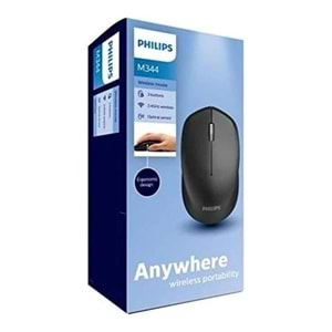 OUTLET Philips M344 Kablosuz Mouse - Siyah SPK7344 (BU ÜRÜN OUTLETTİR)