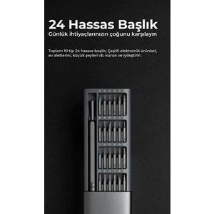 OUTLET Shaza 24lü Hassas Tornavida Seti SZT01 (BU ÜRÜN OUTLETTİR)