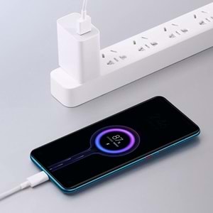 PDAteknoloji 33 watt USB Hızlı Şarj Başlık Adaptör + 1m Hızlı Şarj Kablosu Fast Turbo Qualcomm 3.0 MS-11 Hızlı Şarj Göstergeli (Yerli Üretim)