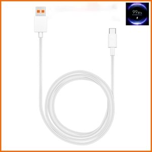 PDAteknoloji 33 watt USB Hızlı Şarj Başlık Adaptör + 1m Hızlı Şarj Kablosu Fast Turbo Qualcomm 3.0 MS-11 Hızlı Şarj Göstergeli (Yerli Üretim)
