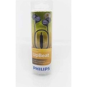 Philips SHE2405BK UpBeat Kulakiçi Mikrofonlu Kulaklık Siyah