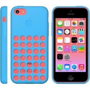 Apple iPhone 5C Kılıf Orjinal MF035ZM/A - Mavi