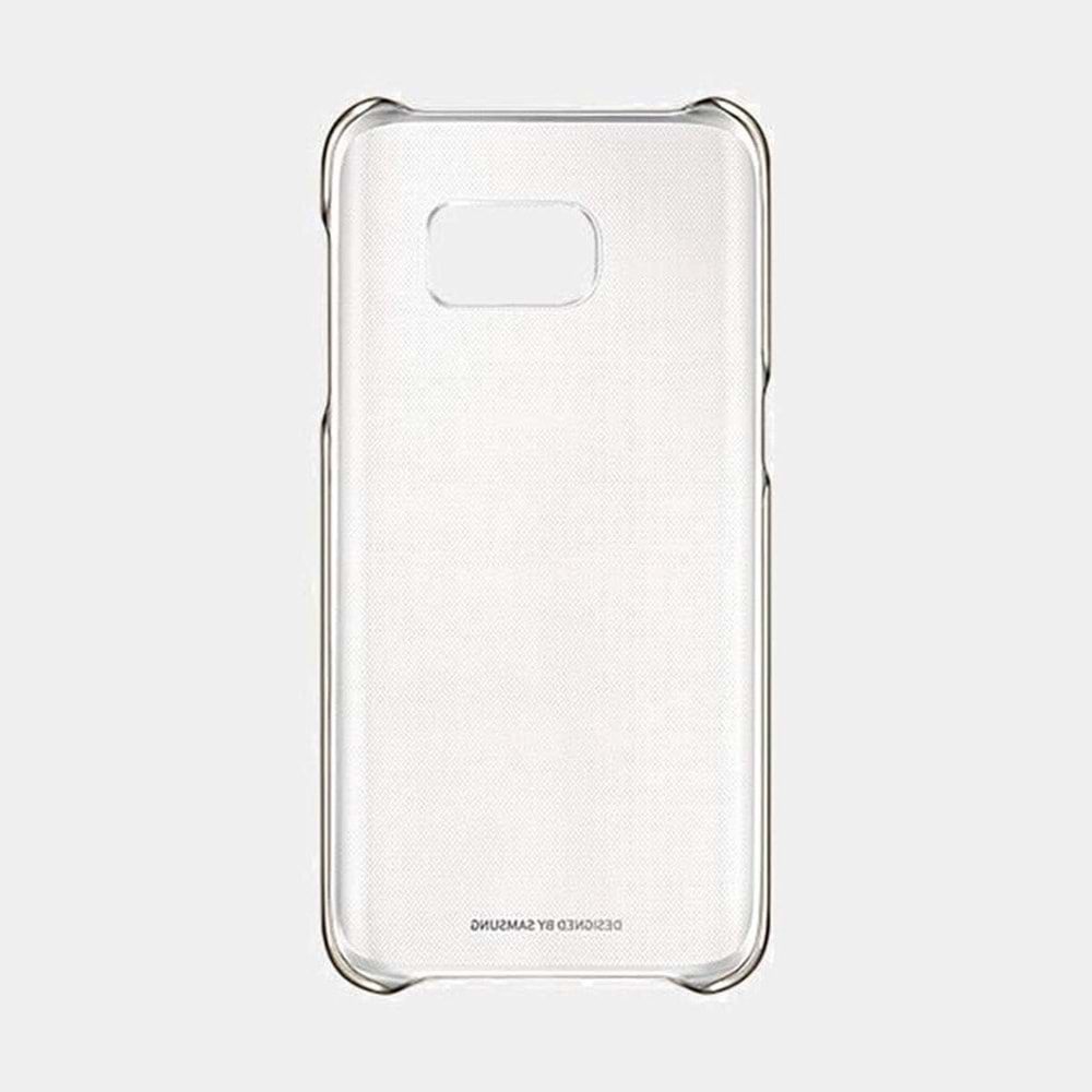 Samsung Galaxy S7 Clear Back Cover Orjinal Kılıf - Altın EF-QG930CFEGWW