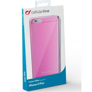 Cellular Line iPhone 6 Plus/6S Plus Color Slim Kılıf Pembe - COLORSLIPH655P