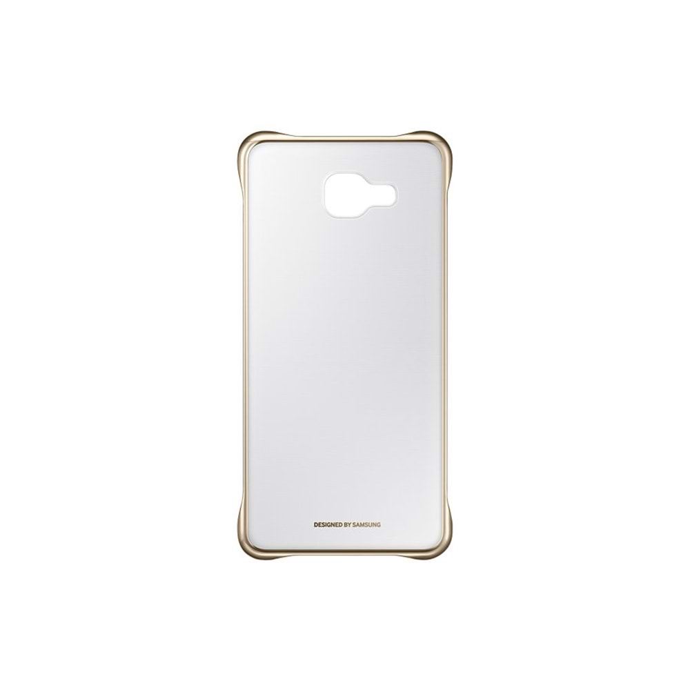 Samsung A710F Galaxy A7 (2016) Clear Back Cover Orjinal Kılıf - Altın EF-QA710CFEGWW