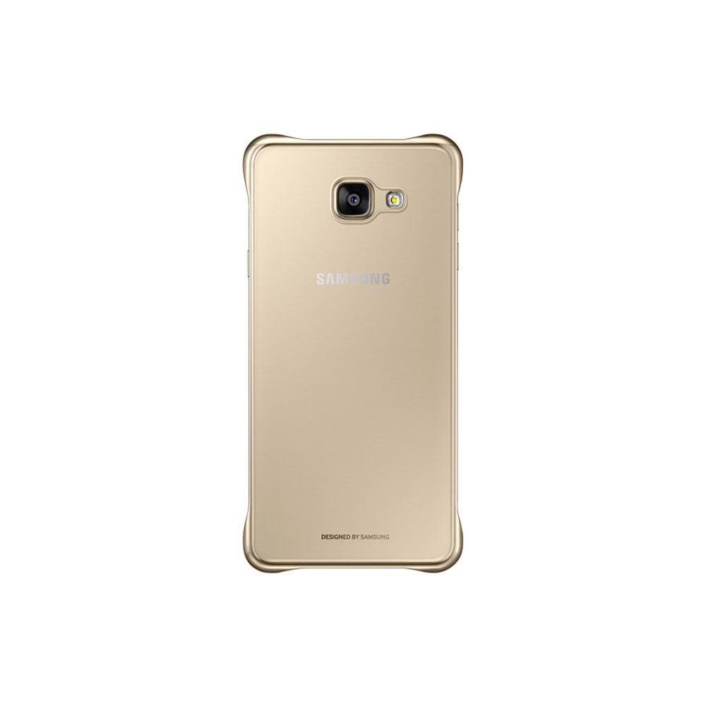 Samsung A710F Galaxy A7 (2016) Clear Back Cover Orjinal Kılıf - Altın EF-QA710CFEGWW