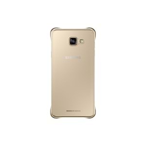 Samsung A710F Galaxy A7 (2016) Clear Back Cover Orjinal Kılıf - Altın EF-QA710CFEGWW