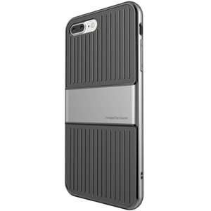 Baseus Apple iPhone 7 / 8 / SE ile Uyumlu Travel Series Case Kılıf - Gri
