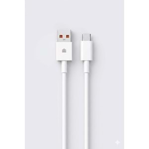 PDAteknoloji 120W/67W USB-A to USB-C Hızlı Şarj ve Data Kablosu 1m Beyaz