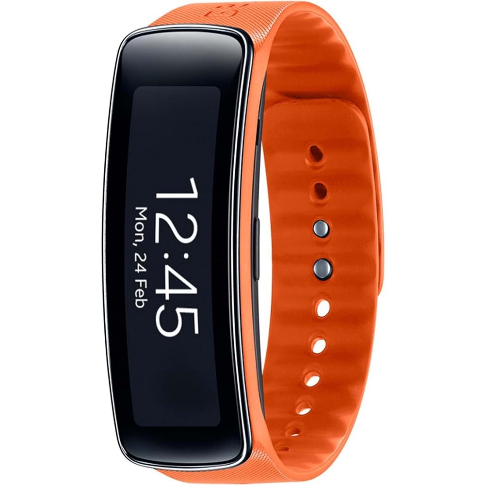 Samsung Gear Fit Strap Kayış Kordon LARGE - Turuncu - ET-SR350XOEGWW (BU ÜRÜN OUTLETTİR )