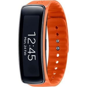 Samsung Gear Fit Strap Kayış Kordon LARGE - Turuncu - ET-SR350XOEGWW (BU ÜRÜN OUTLETTİR )