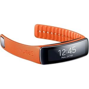 Samsung Gear Fit Strap Kayış Kordon LARGE - Turuncu - ET-SR350XOEGWW (BU ÜRÜN OUTLETTİR )