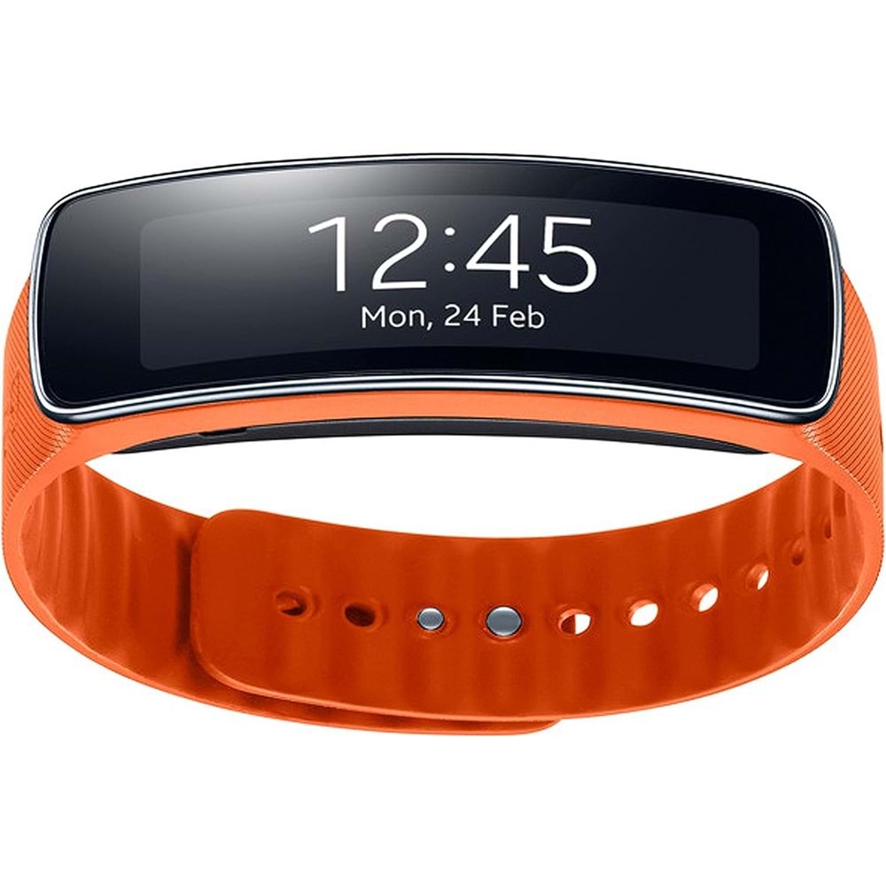 Samsung Gear Fit Strap Kayış Kordon LARGE - Turuncu - ET-SR350XOEGWW (BU ÜRÜN OUTLETTİR )