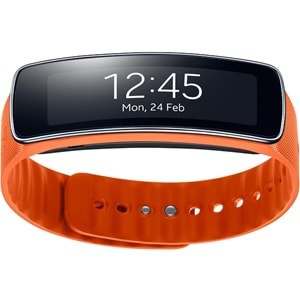 Samsung Gear Fit Strap Kayış Kordon LARGE - Turuncu - ET-SR350XOEGWW (BU ÜRÜN OUTLETTİR )