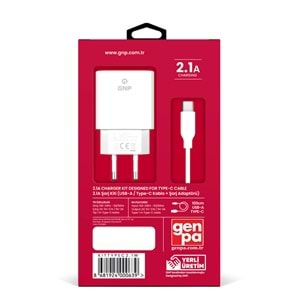 GNP 2.1mah Type-C Kablo ve Şarj Cihazı (GENPA Garantili)