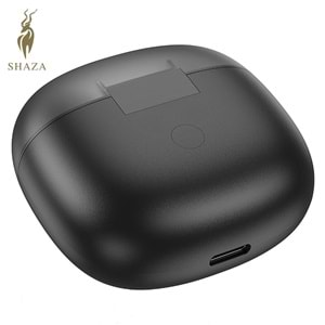 Shaza Air7 Gürültü Azaltma ENC 4 Mikrofonlu Bluetooth 5.3 TWS Kulaklık Siyah