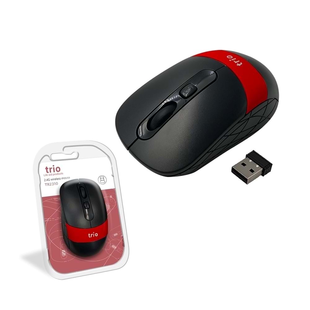 PDATeknoloji 2.4G Kablosuz Mouse Kırmızı TR2310K