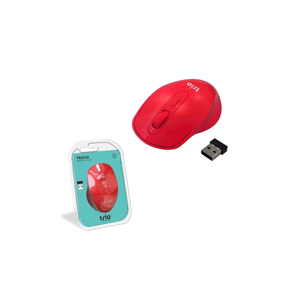 PDATeknoloji Kablosuz Mouse Kırmızı TR2410K