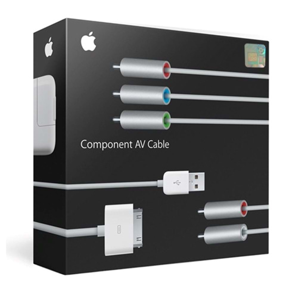 OUTLET Apple Component AV Kablosu (30 Pin) Orjinal MB128ZA/A (BU ÜRÜN OUTLETTİR )