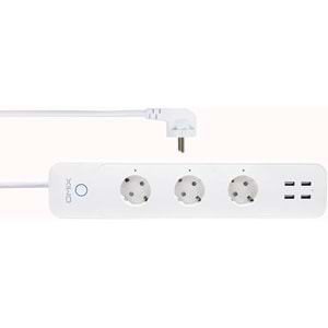 Omix Mixsocket Pro 3AC 4USB Akıllı Priz 1.5m X2401