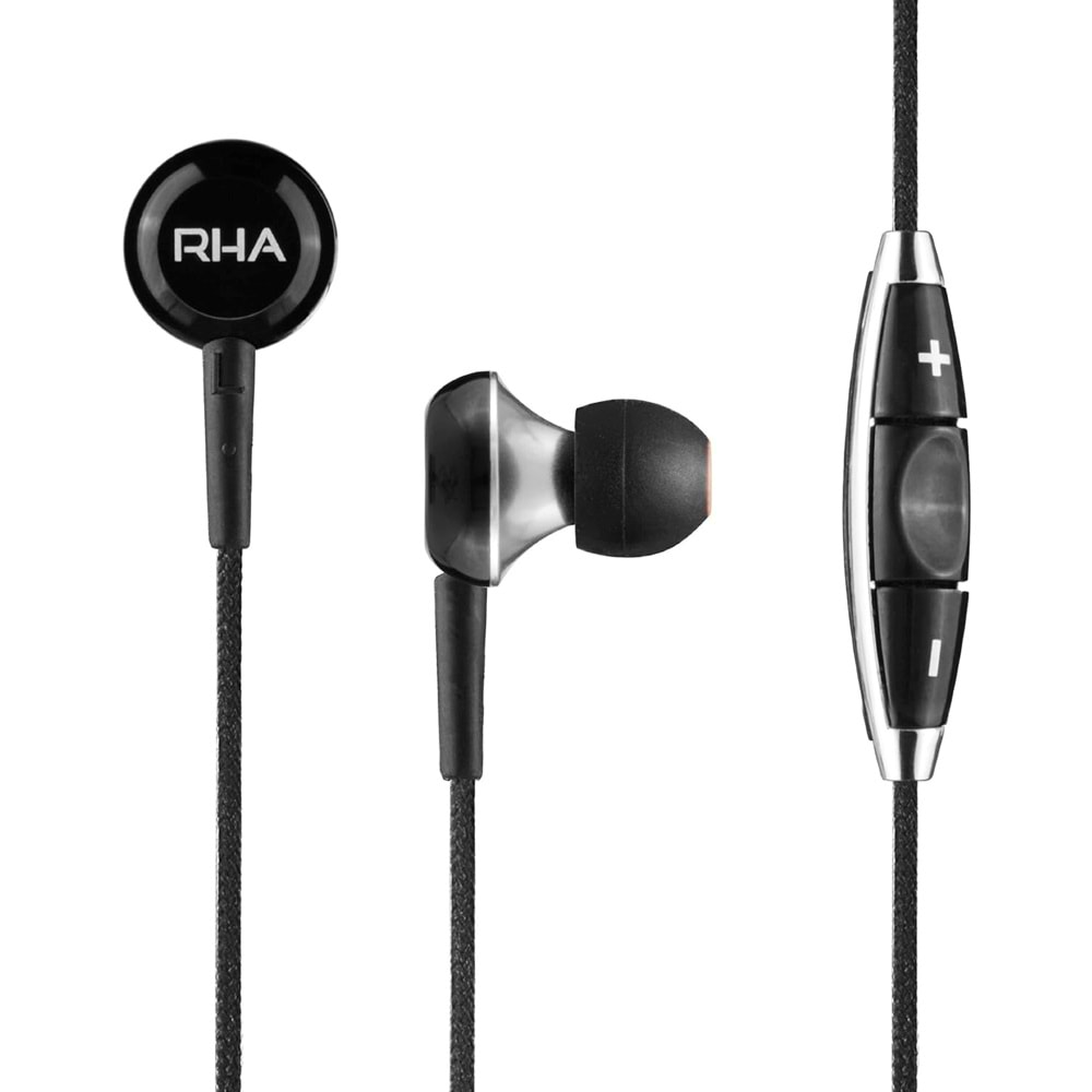 OUTLET RHA MA450i Gürültü Yalıtımlı Kulakiçi Kulaklık, Kumandalı ve Mikrofonlu - Siyah OUTLET0002
